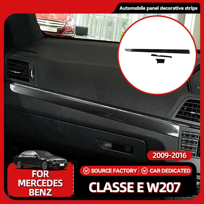 

Внутренние молдинги RHD автомобиля для Mercedes Benz E Class Coupe W207 C207 2009-2016, декоративная наклейка на панель приборной панели