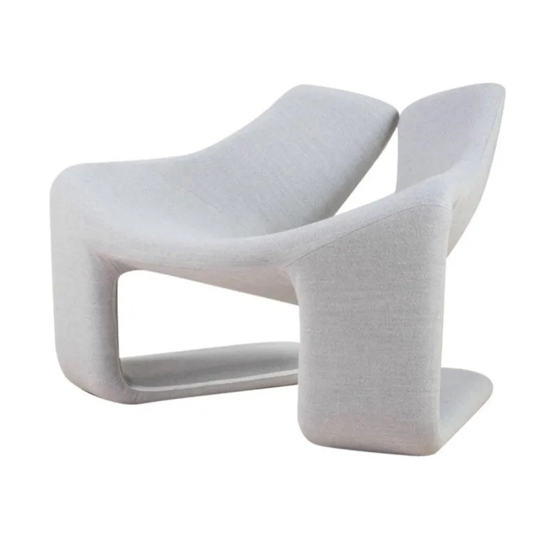 

Creative fabric leisure single chair FRP special-shaped hotel leisure chair