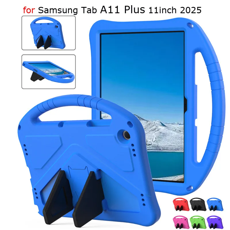 

For Samsung Galaxy Tab A11 Plus 11" 2025 A9 8.7 X110 X115 A11 X130 A9+ A9 Plus X210 X216B 11in 2023 A7 Lite A8 EVA Stand Case