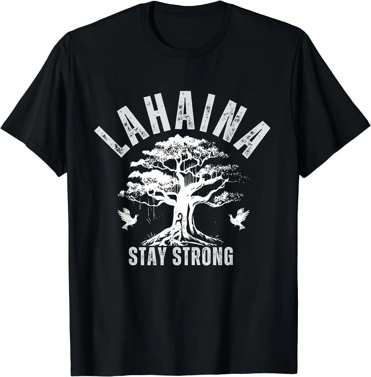 Maui Hawaii Stay Strong Wildfire Lahaina Survivor T-Shirt  High Quality 100%Cotton Short Sleeve