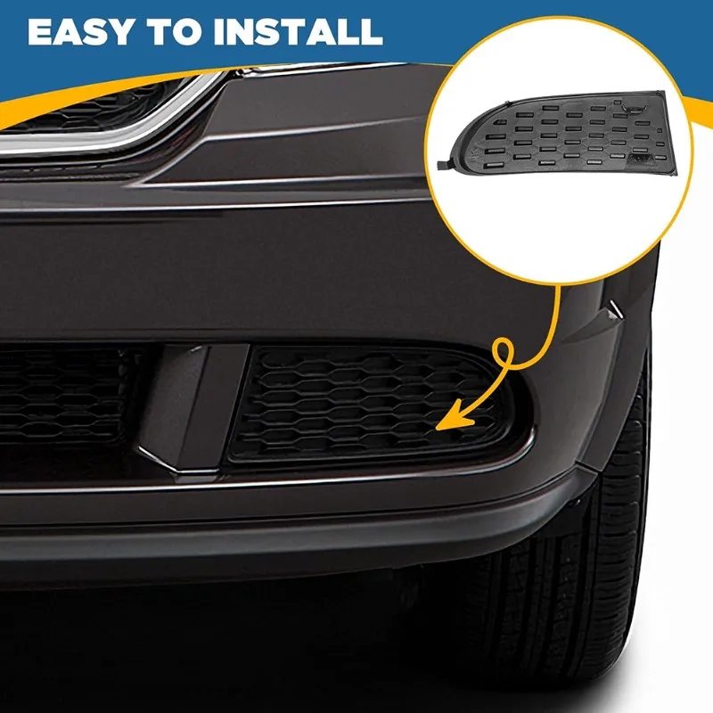 Front Bumper Fog Light Cover For Dodge Journey 2011-2020 Fog Lamp Bezel CH1038180 CH1039180 68079853AB 68079852AB-N31R