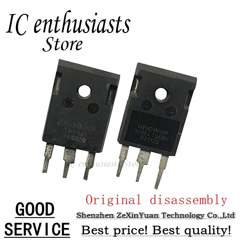 5PCS 10PCS IXFH24N90P IXFH24N90 24A 900V TO-247 Original disassembly
