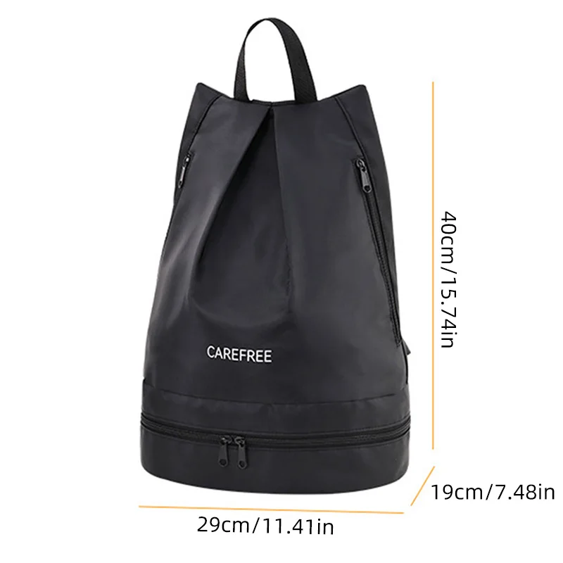 Mochila de natación con separación en seco y húmedo, bolsa de almacenamiento para gimnasio, deportes, vacaciones, playa, compartimento para zapatos, bolso grande de hombro para viajes al aire libre