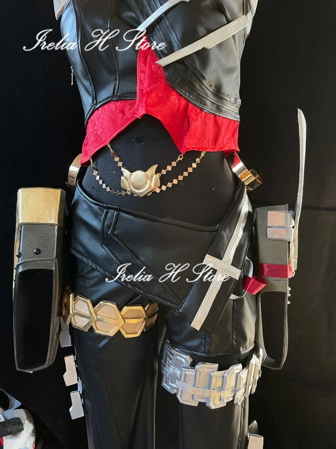 زي تأثيري متجر Irelia H ، بذلة ، مخصص الصنع ، حجم ، لول ، وردة صحراوية ، أزياء الهالوين