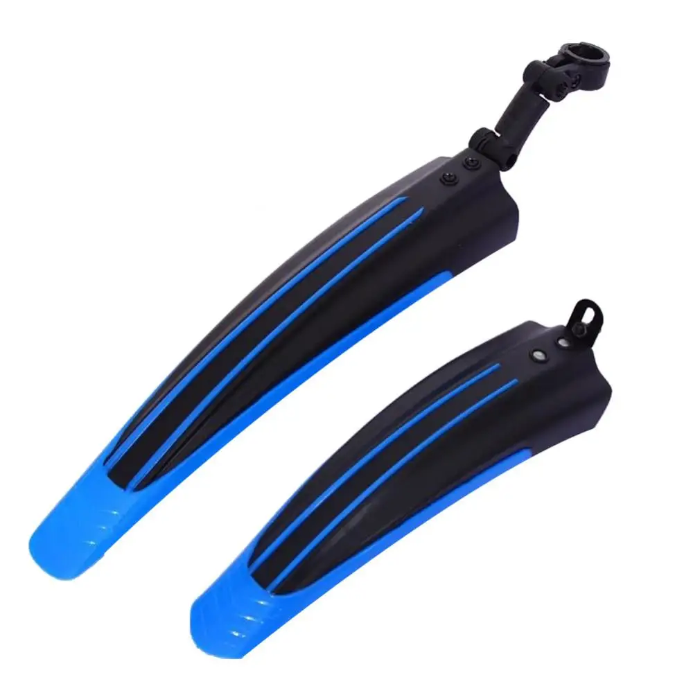 AliExpress 1 Pair MTB Bicycle Front Rear Mudguard Mountain Bike Plastic Fenders Set Colorful Road Bike Rear Mud Guard Bicycle Accessories