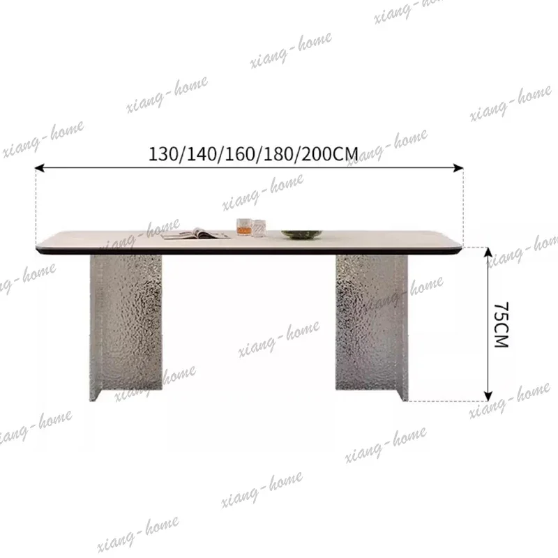 YJ Nordic Minimalist Rock Slab Desk Modern Simple Acrylic Floating Designer Creative Table Home Furniture Mobili Da Studio FYFD
