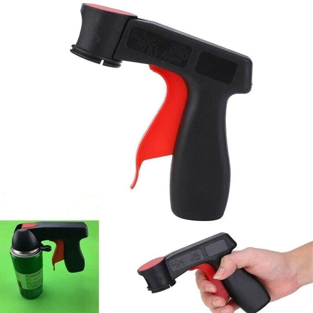 Universal Spray Can Gun Pistol Grip Aerosol Repair Paint Bottle Trigger Handle