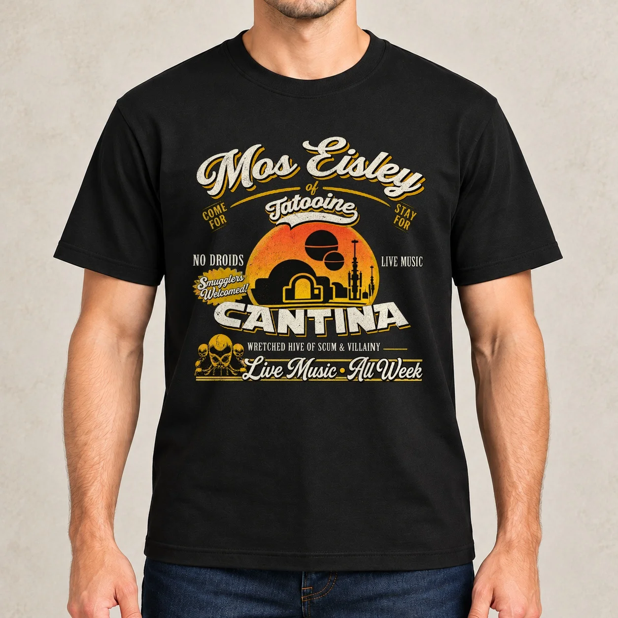 Mos Eisley Cantina Tatooine Dks Classic T-Shirt cotton t shirt man t shirt personalised T-Shirt