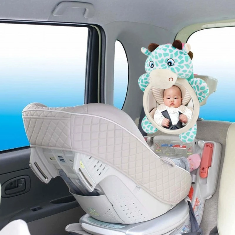 TSHOU660 Espejos retrovisores para bebé, asiento trasero de coche de seguridad, espejo de visión fácil para niños pequeños U2JD