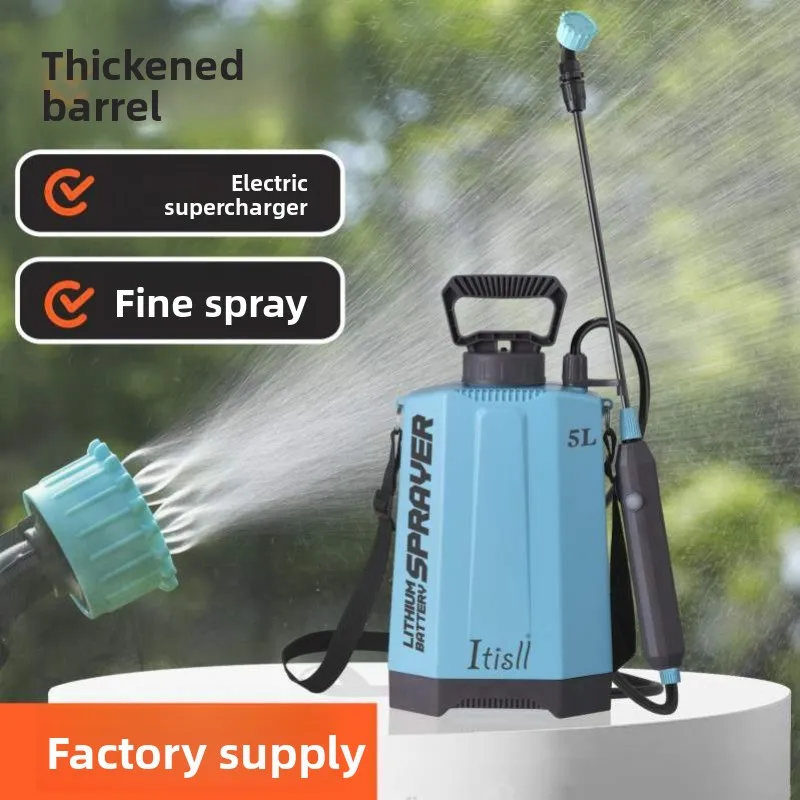 New Small Knapsack Electric Sprayer Household Lithium Battery High Pressure Disinfection Sprayer Pesticide Sprayer