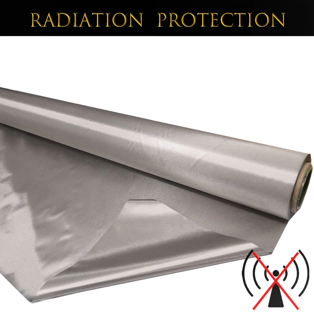 Rolled Soft Metallic Copper Fabric Preventing from RFID and Identity Theft Reducing EMF Signal Blocker Anti-scanning