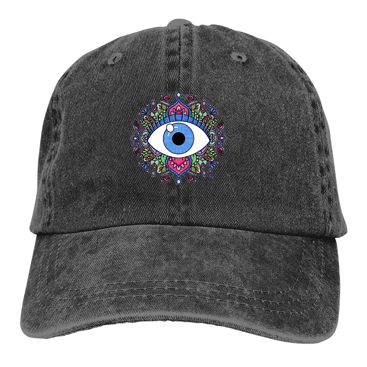 Summer New Men's And Women's Baseball Caps  Evil Eye Dad's Hat Running Hat Creative gifts