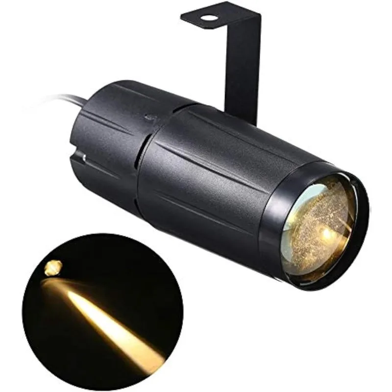 

Lixada Pinspot Light 10W LED Spot Stage Lights Mini Beam Track Lighting Fixture for Family Party Home Decoration Bar Club Pub DJ