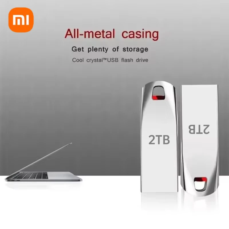 Xiaomi Mijia 2TB USB 3.2 Metal Flash Drives High Speed Pendrive 1TB 512GB 256GB Portable Usb Drive Waterproof Memoria U Disk