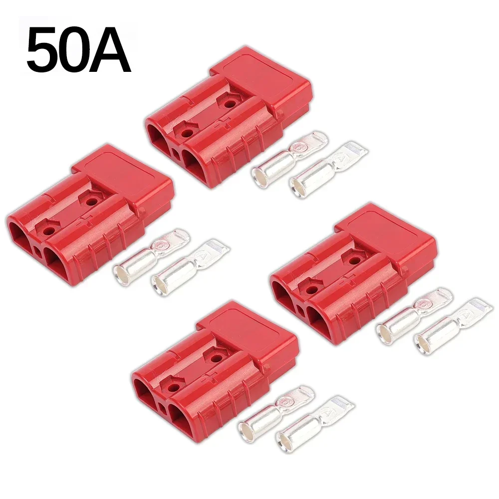 2/4/8 Stück Auto-Kabelverbinder, 50/120 AMP 600V Ladeanschluss für Kabelklemmen, Batterie-Stromanschluss