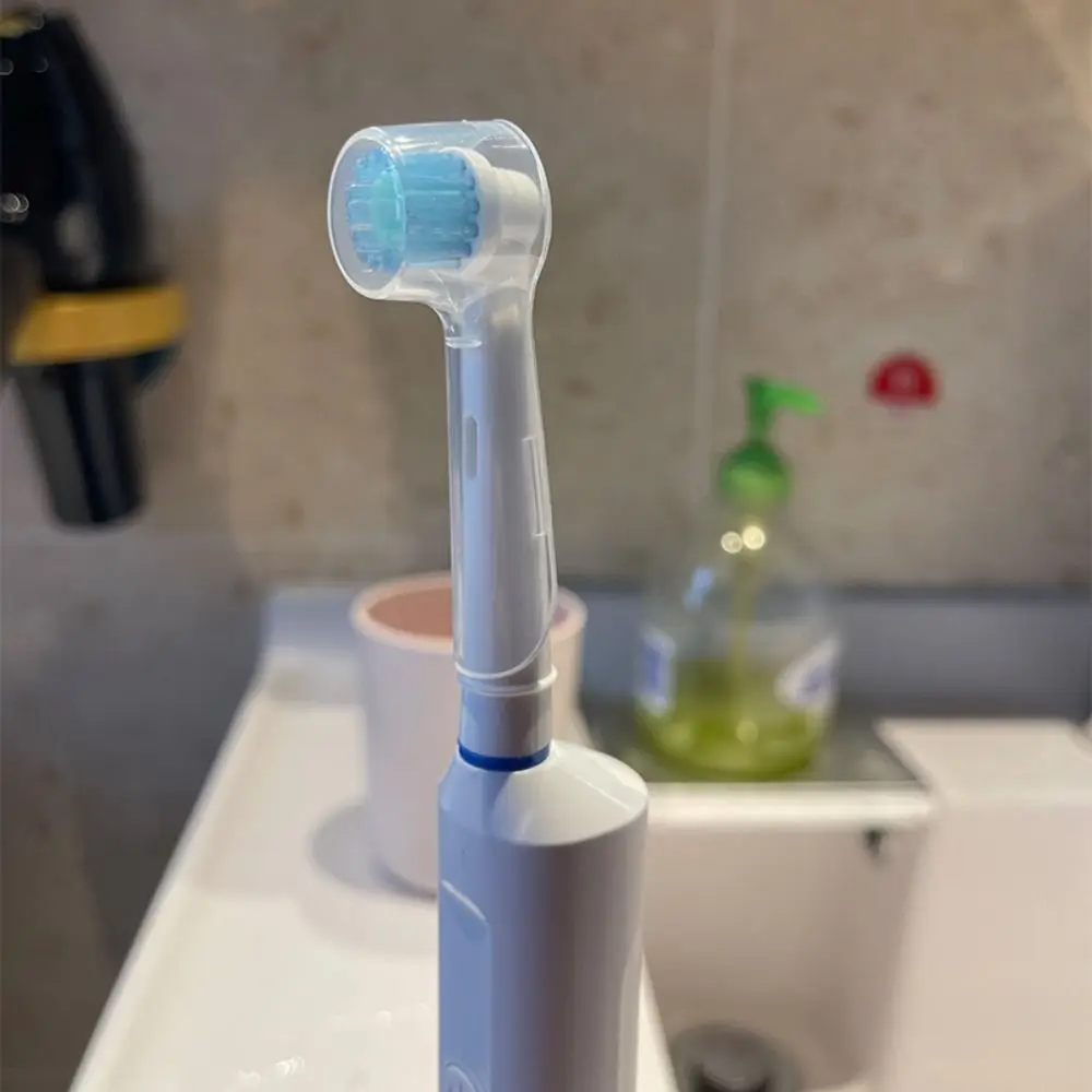 4Pcs Electric Toothbrush Heads Cover Toothbrush Head Protective Cover for Oral B Electric Toothbrush Dustproof Protective Cap