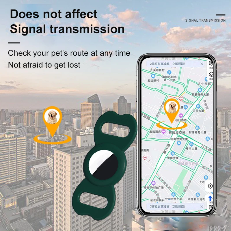 Case For Apple Airtag Silicone Case Dog Cat Collar GPS Finder Protective Case For Apple Air Tag Tracker Accessories