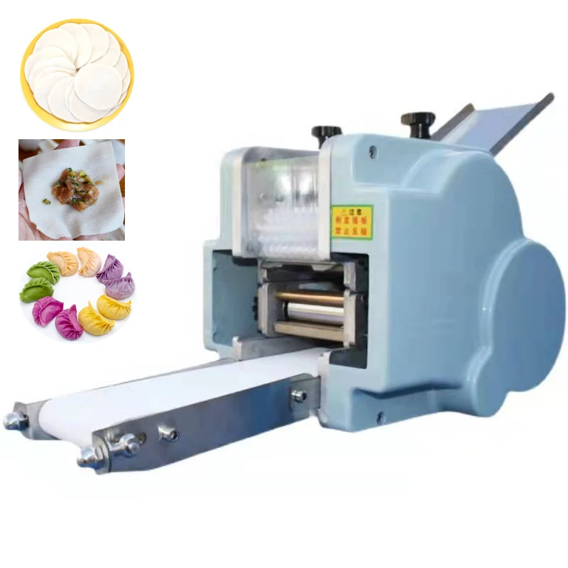 electric Automatic Dumpling Wrappers Machine 110V Wonton Slicer Roller Press pastas Maker dough wrapping Small Commercial 220V
