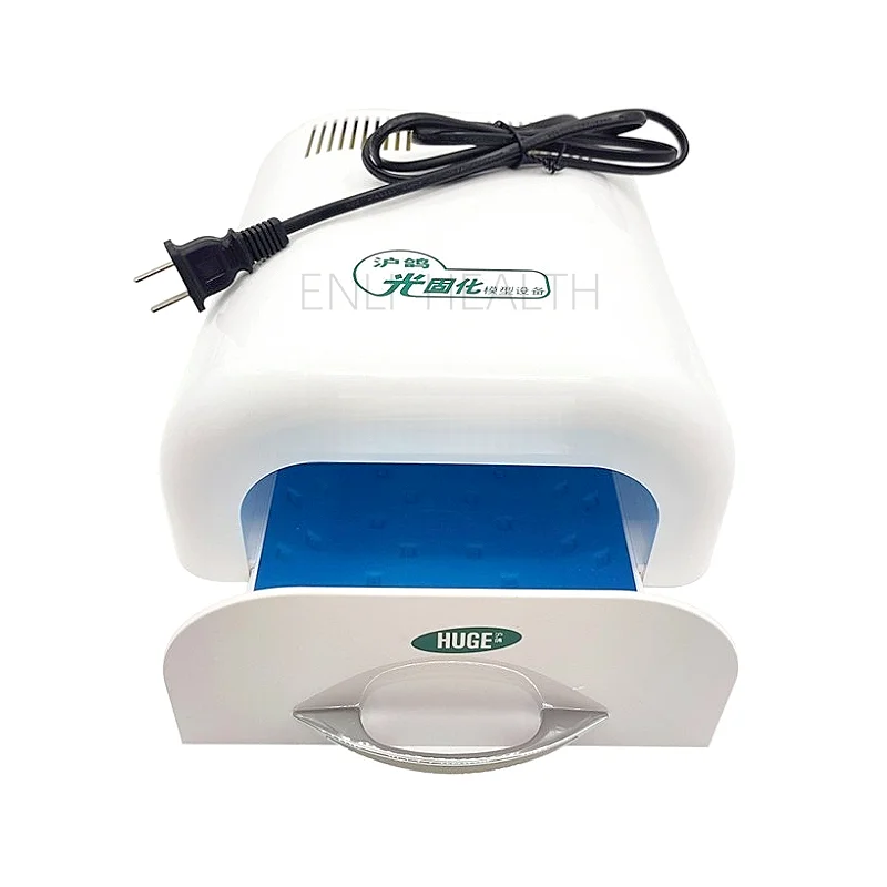 نموذج علاج ضوء الأسنان علبة المواد الفردية قالب مخصص صينية المواد الراتنج قاعدة لوحة مصباح ليد علاج مصباح أداة طب الأسنان #2