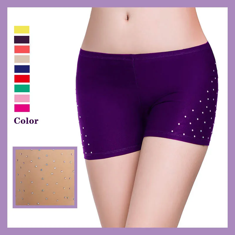 Braga pantalón de protección para danza del vientre, ropa de danza del vientre para mujer, mallas ajustadas, pantalones cortos de seguridad elásticos