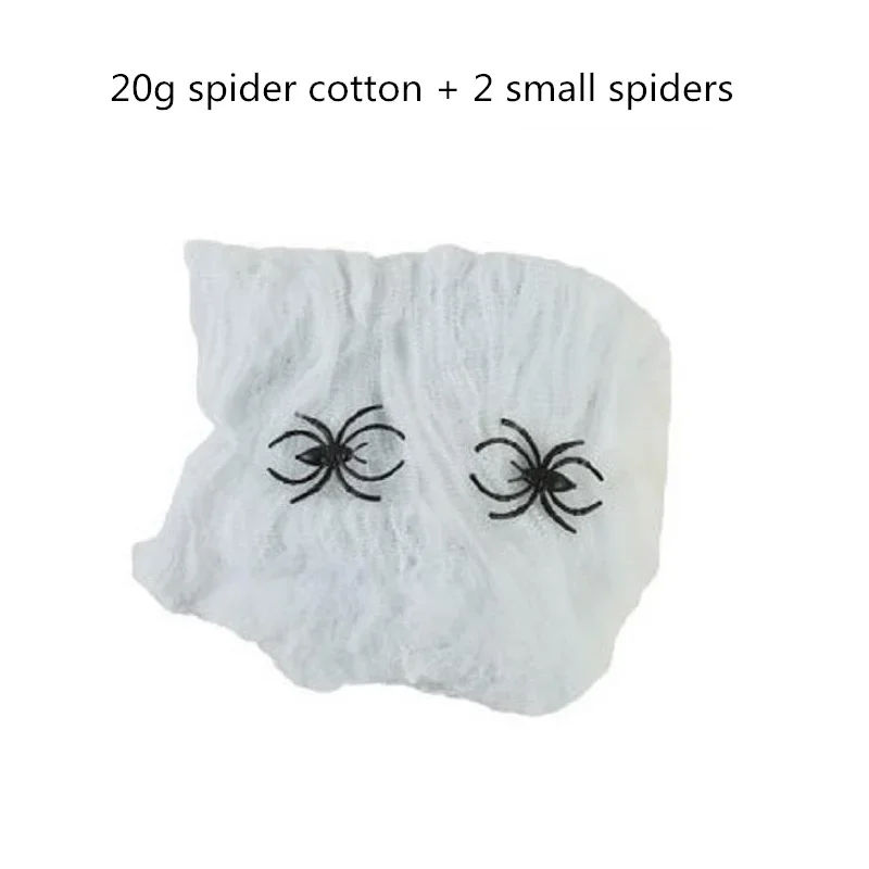 Araignée Noire Effrayante pour Décoration d'Halloween, Accessoire de Maison Hantée, Décoration Intér
