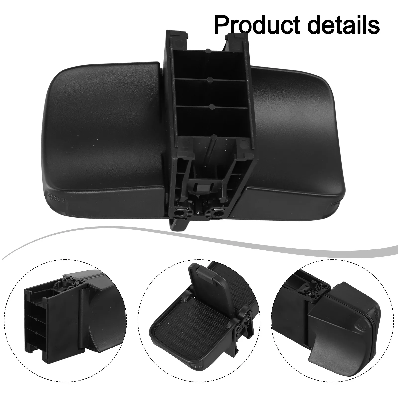 

Cup Holder Replacement Center Console Cup Holder Practical Plastic Material Center Placement Direct Fitment Easy Installation