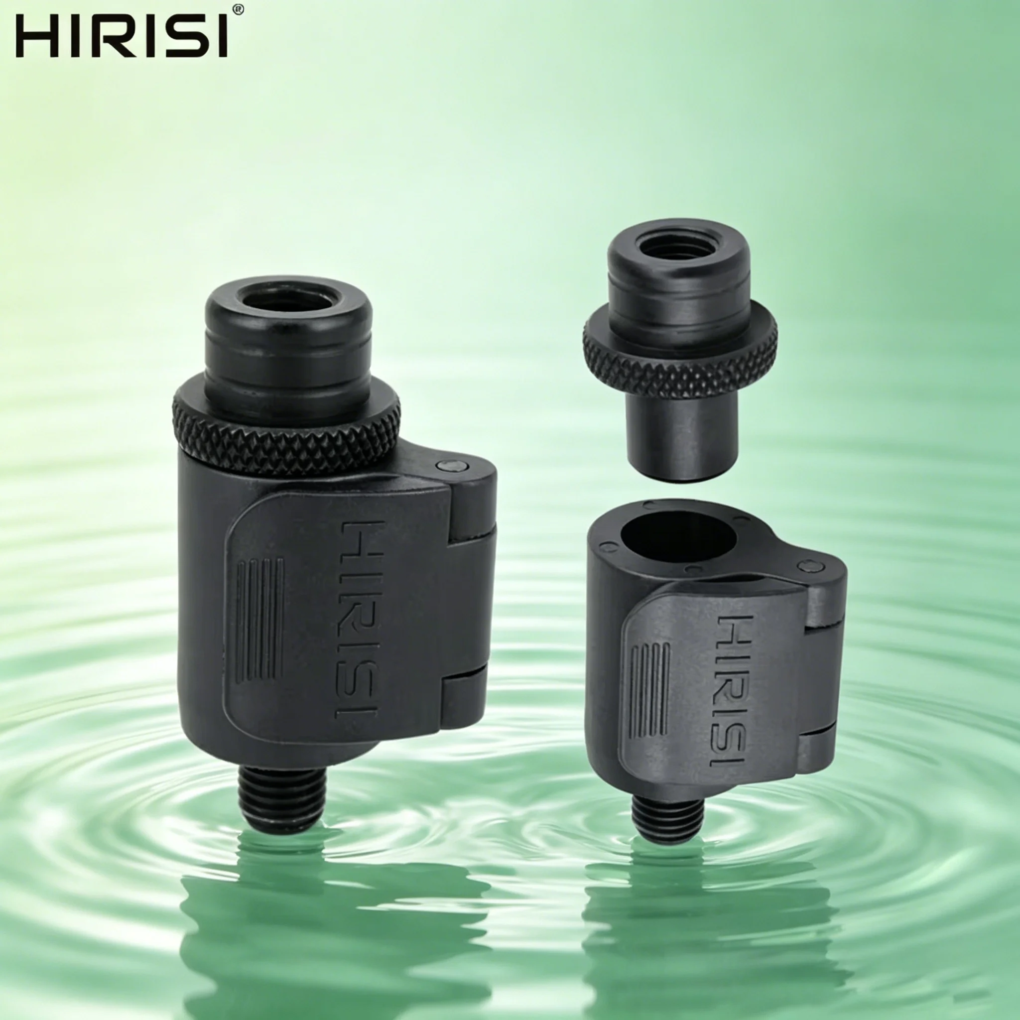 Hirisi Aluminium Schnellwechsel-Verbinder für Karpfenangeln, Angelalarm, Rod Pod, Banksticks AQ211 Angelzubehör