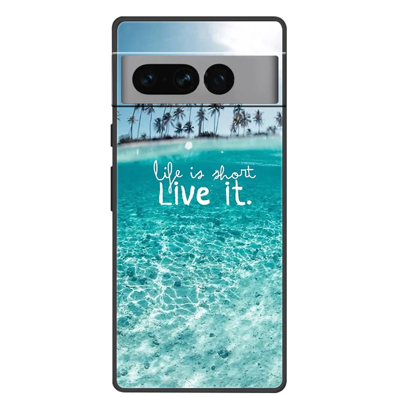 For Google Pixel 7 Pro Case Soft Black Silicone Bumper Butterfly Phone Cover for Googe Pixel7 7Pro Pixel7Pro Cases Fundas Coque