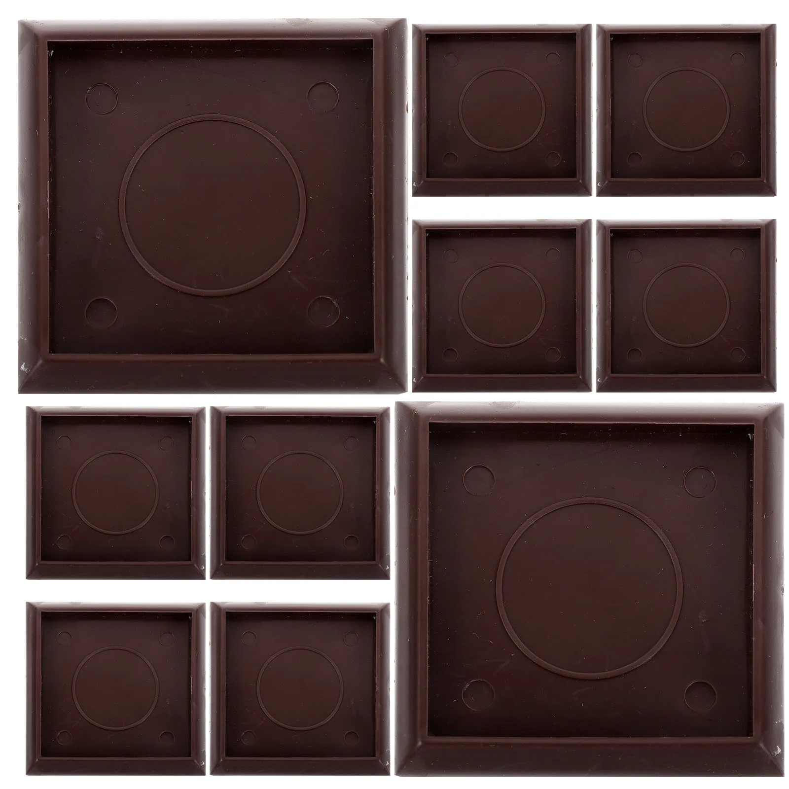 

10Pcs Anti Skid Table Leg Covers Universal Floor Protector Non Slip Furniture Pads for Parquet Wood Laminate Tile