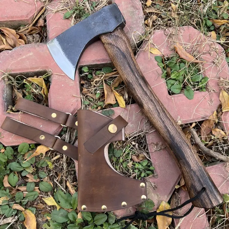 Creative Qixing New Outdoor Axe Niman Axe Camping Chopping Woodworking Axe 65 Manganese Steel Forged Portable