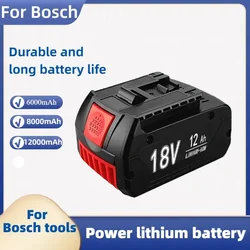 for Bosch 18V Battery 12.0Ah Electric Drill 18V Rechargeable Li-ion Battery BAT609 BAT609G BAT618 BAT618G BAT614 GBA18V  Charger