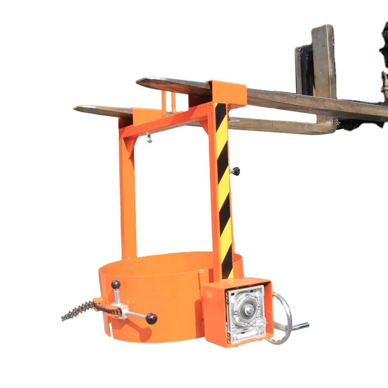 

Fork Mounted Oil Drum Carrier and Drum Rotator Handing Carrier for Industrial Warehouse Material Handling Equipment Pro