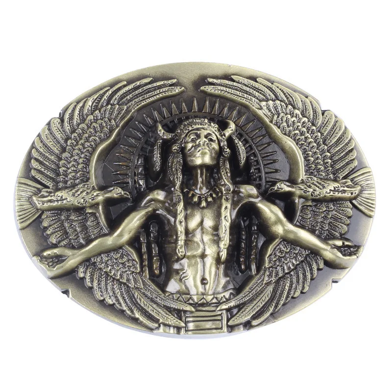 EAGLE PATTERN Indian Tribe METAL Belt Buckle Animal Smooth Components 3D ALLOY Decorative Waistband Clothing  Accessories