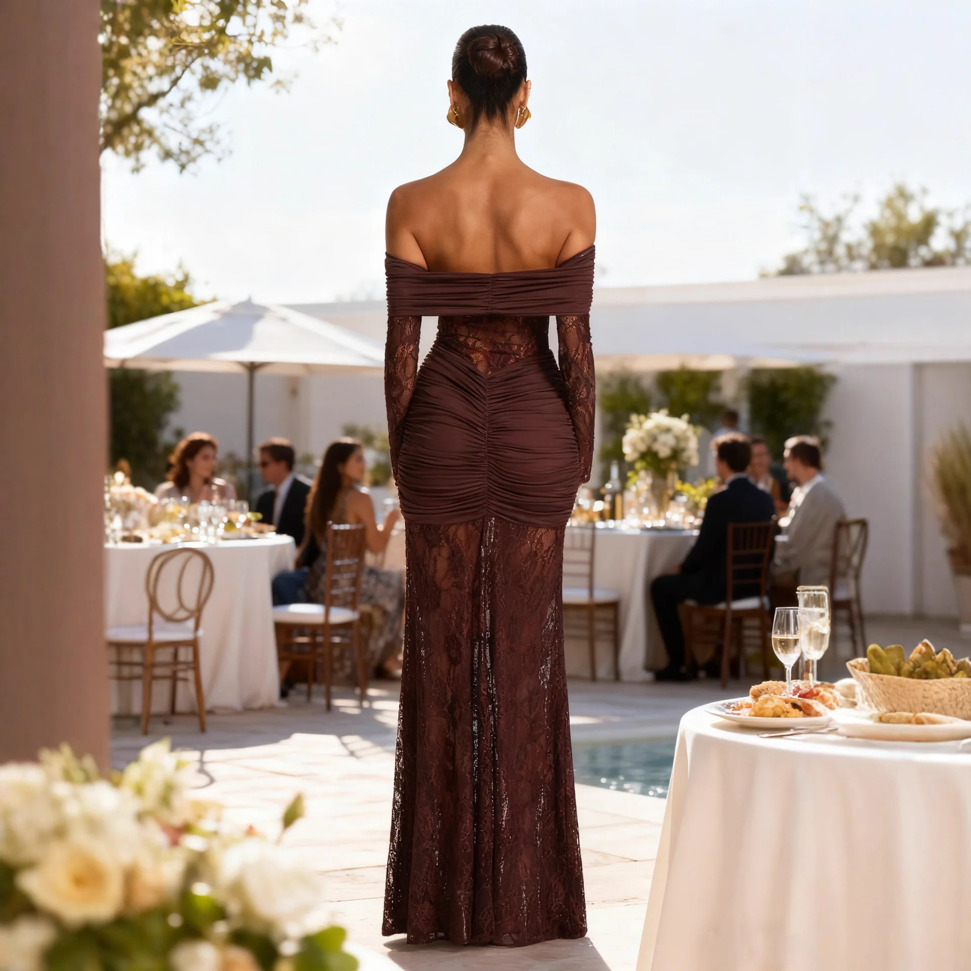 Camiseta de manga corta ajustada de color sólido estilo Y2K para mujer, Top europeo americano, moda de primavera y verano para mujer