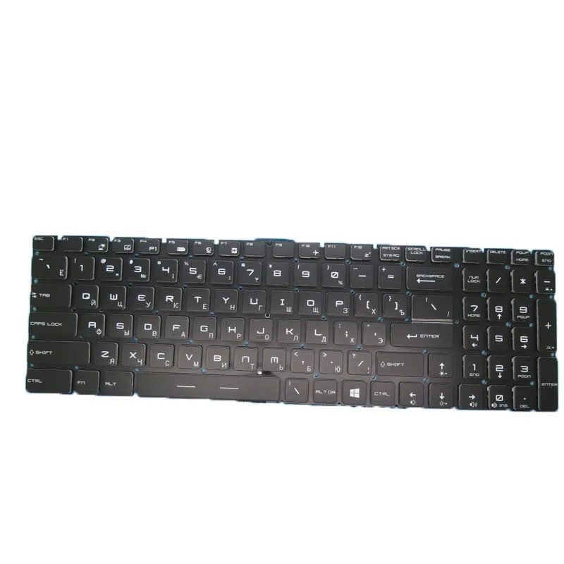 Laptop Per Key RGB Backlit Keyboard For MSI GT63 TITAN 8RG 8RF 8SG 8SF 9SG 9SF 10SG 10SF Russian RU Black No Frame New