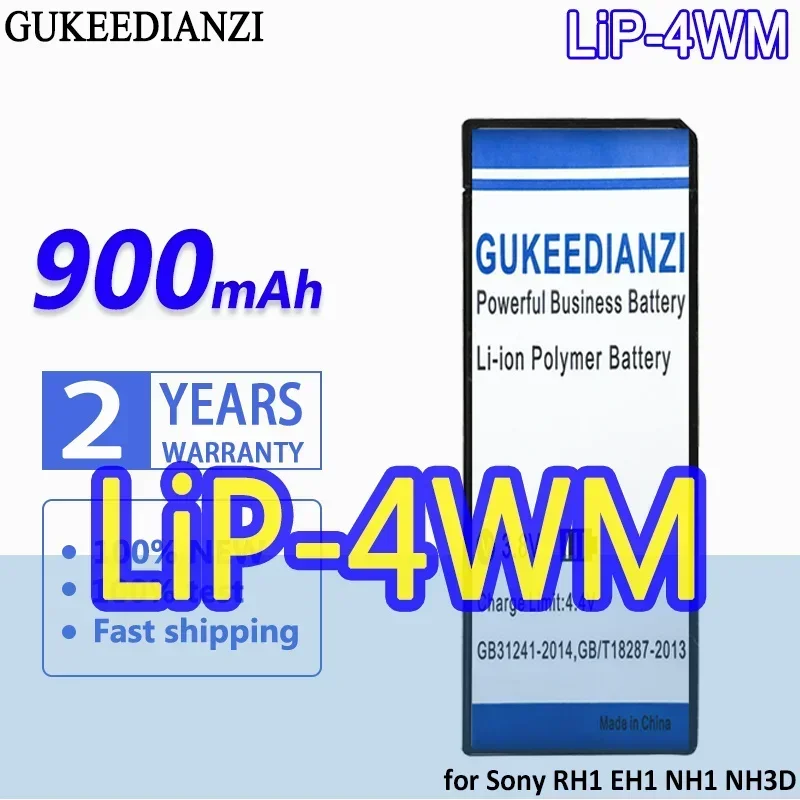 

Bateria High Capacity Mobile Phone Battery LiP-4WM LiP4WM 900mAh For sony RH1 EH1 NH1 NH3D NH1 MJ97 HMD Charger Batteries