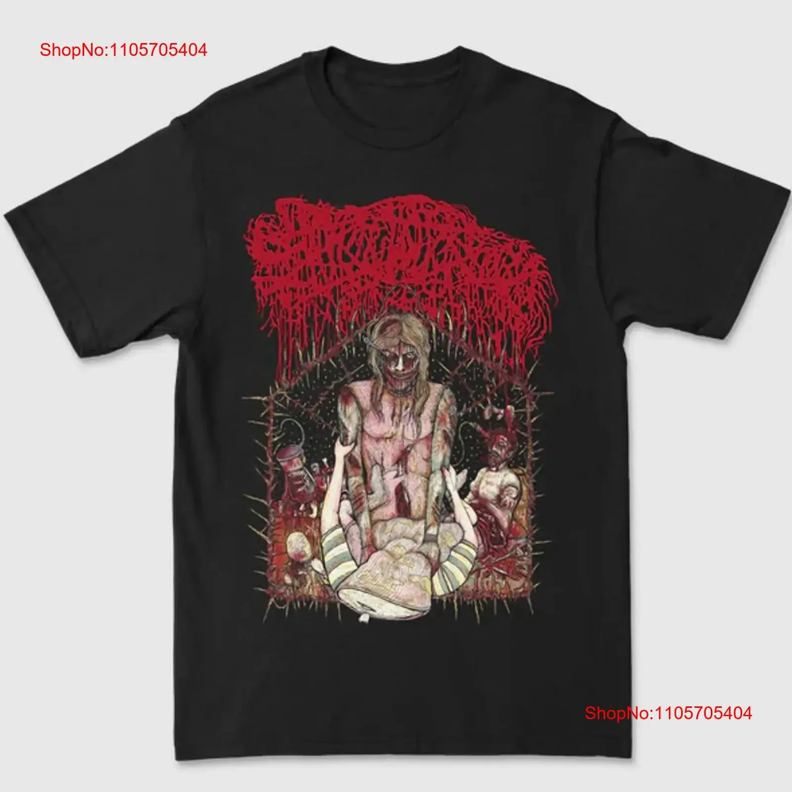 Sanguisugabogg Suffocate T Shirt Size S 5Xl long or short sleeves vintage Washed Top For Everyday Wear Unisex designer clothes
