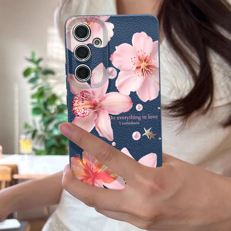 حافظة لهاتف سامسونج جالاكسي A56 A36 A26 A16 5G A17 A55 A35 A15 A54 S21 FE S22 S23 S24 Plus S25 Ultra S25 Edge Capa