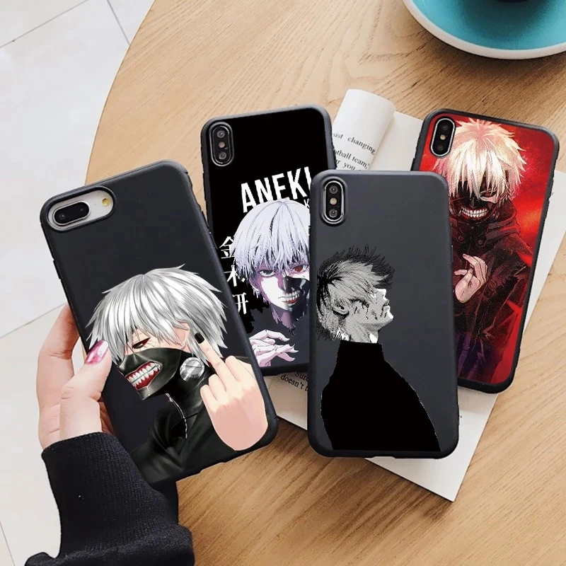 Tokyo Ghoul Kaneki Ken Anime Case Funda Coque For iPhone 13 11 12 mini Pro Max SE 2020 Xs MAX X XR 7 8 6 6S Plus Soft TPU Cover