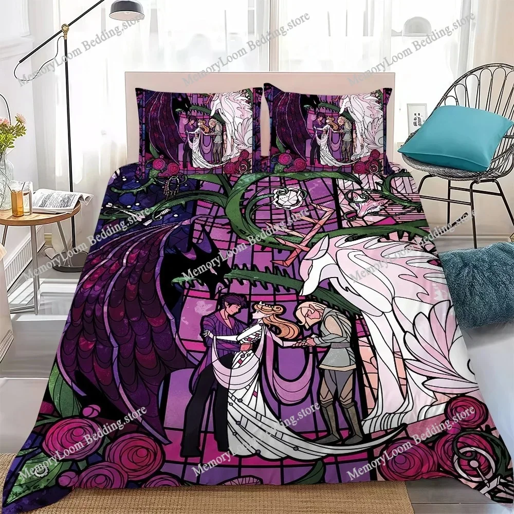 

Acotar Court M-Mist and Fury Duvet Cover Set Home Style Bedding Soft Laundry Cotton Bed 3 Piece Set Student Dormitory Gift963