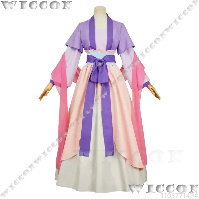Костюм Маомао, аниме «Дневники аптекартии», S2, костюм для косплея, розовое, фиолетовое платье, древняя ткань, для женщин и девочек, на заказ на Хэллоуин; 2'k