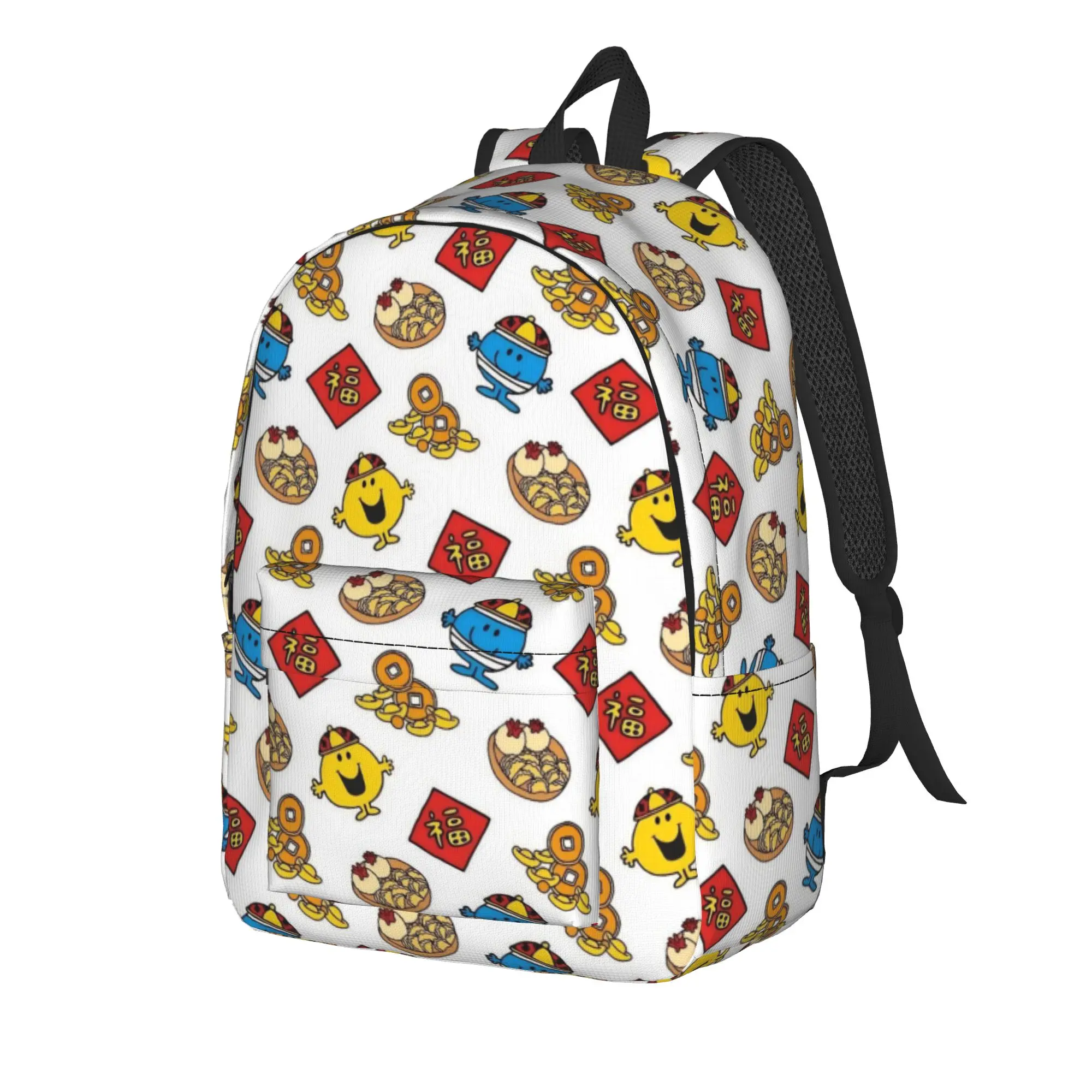 Cute M-Mr M-Men L-Little M-Miss Backpack for Men Women Cool Student Work Daypack  Laptop Shoulder Bag Gift
