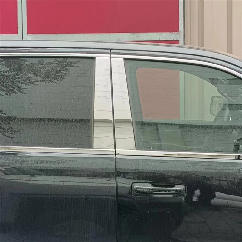 

WELKINRY For Dodge Ram 1500 TRX 2020-2024 Car Body Door Window Central Middle B Column Pillar Post Cover Trim