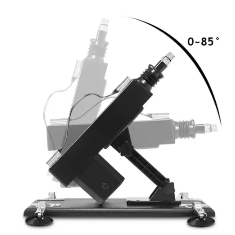 آلة لعبة الجنس جهاز التوجه التلقائي للرجال النساء الاستمناء قابل للتعديل المهبل الشرج تدليك ضخ بندقية مع حامل