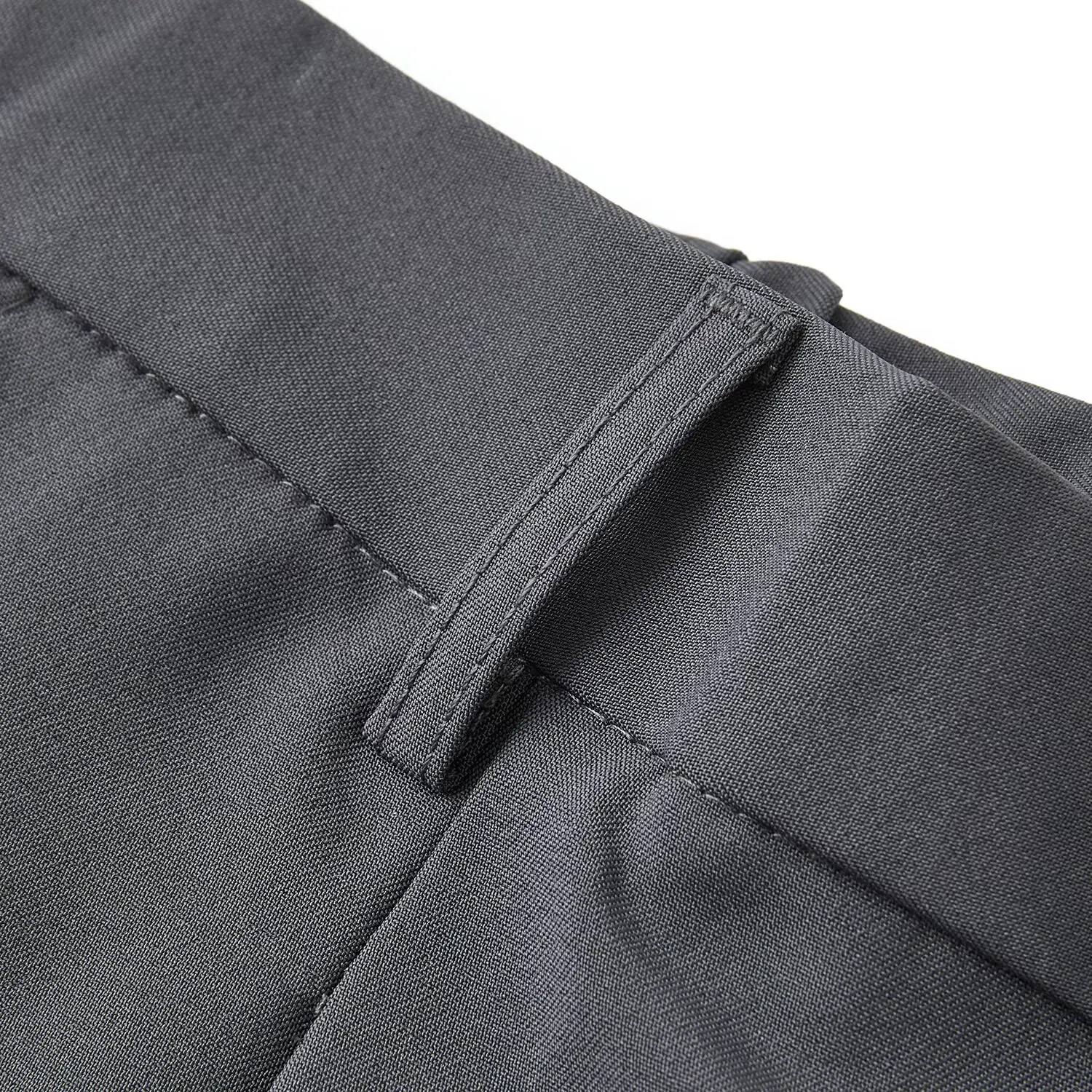 Herbsthosen für Herren, lockere Freizeithosen mit guter Drapierung, bodenlange Hosen, koreanischer Stil, trendige gerade Anzughosen. – Detail 3