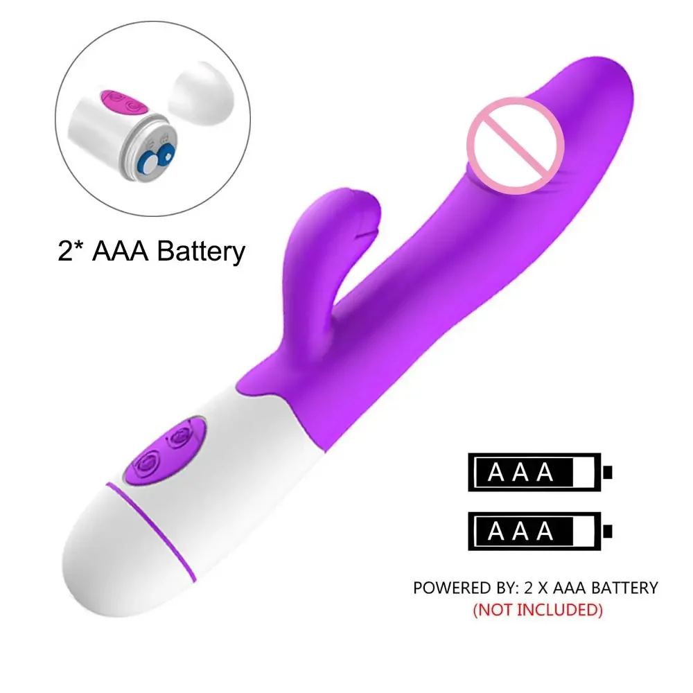Powerful Rabbit Vibrator Dildo Dual Vibration G Spot Clitoris Stimulation Masturbators Vaginal Massager Adult Sex Toys For Women - Image 4