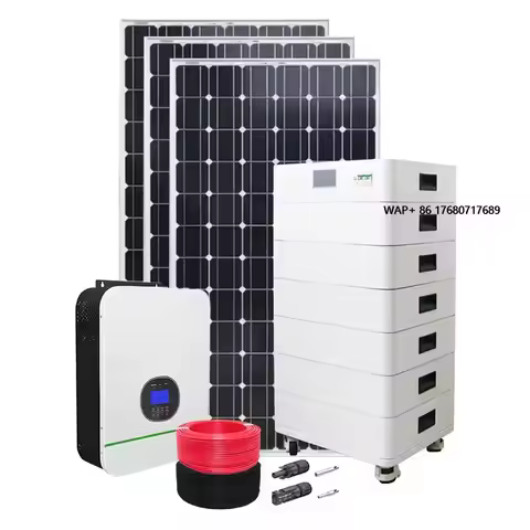 Solar Panels with Battery and Inverter 5kw 8kw 10kw Hybrid Power Photovoltaic System Off-grid Solar for Home
