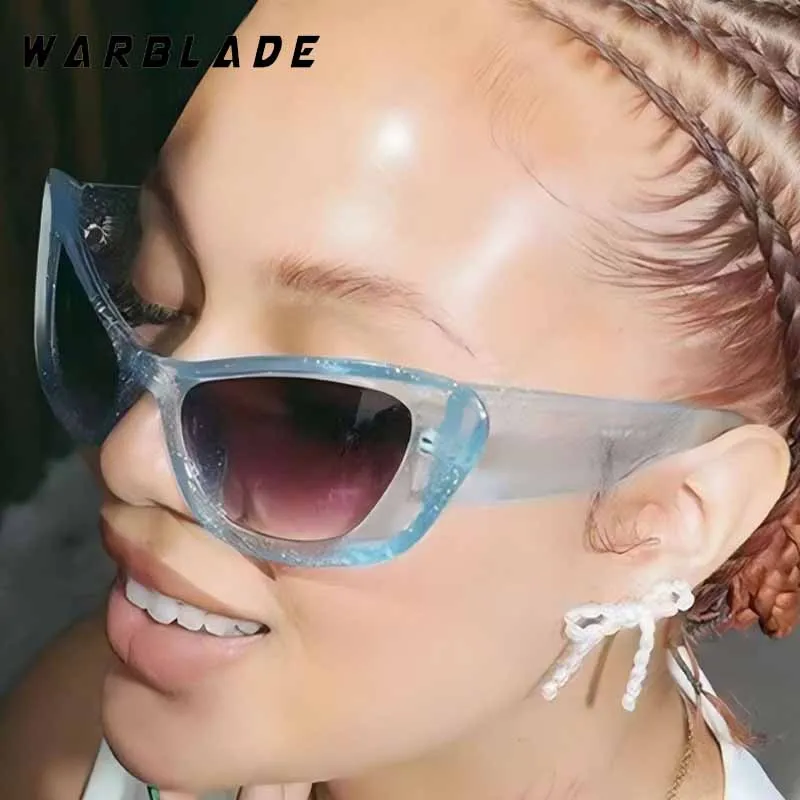 

Fashion Y2K Candy Color Cat Eye Women's Sunglasses Designer Brand Men Sunglass Outdoor Sports Drive Trendy Female Goggles UV400