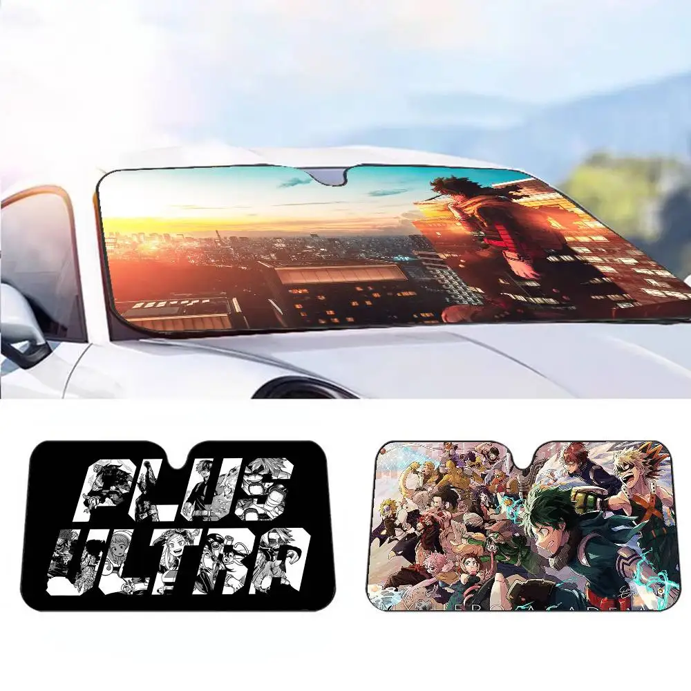 

Аниме M-My H-Hero A-Academia, автомобильный солнцезащитный козырек, зонтик, лобовое стекло автомобиля, солнцезащитный козырек, защита от ультрафиолета и внутренний охладитель