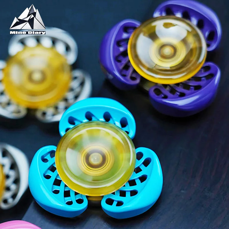 Elegante Turbina EDC Spinner a mano Fidget Toys Acciaio inossidabile Punta delle dita Spinner Giocattoli Giocattolo antistress per adulti ADHD Fidget Spinner